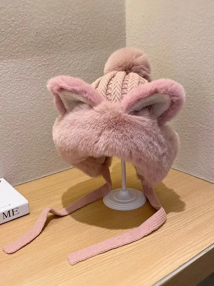 TEEK - Plush Ear Protection Baotou Hat