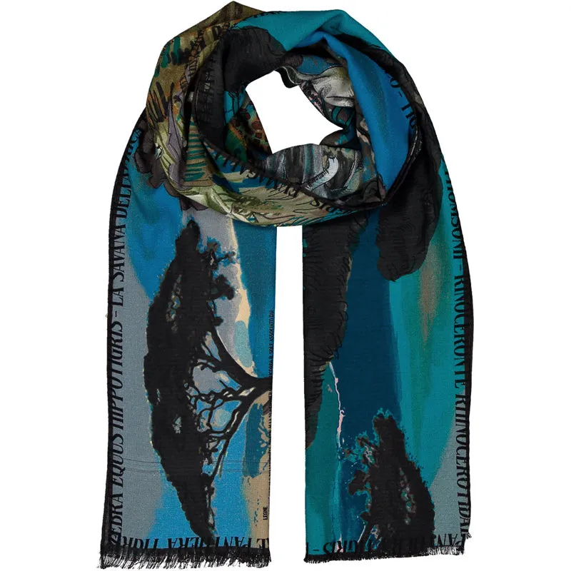 The African Savannah pop scarf