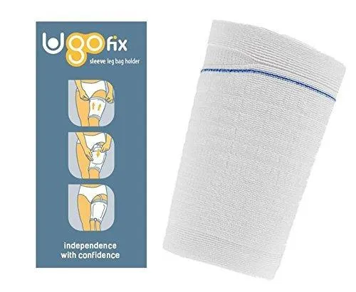 Ugo Fix Sleeve Catheter Bag Sleeve for Urine/Drainage Bags Pack of 4 (XL 65-90cm)