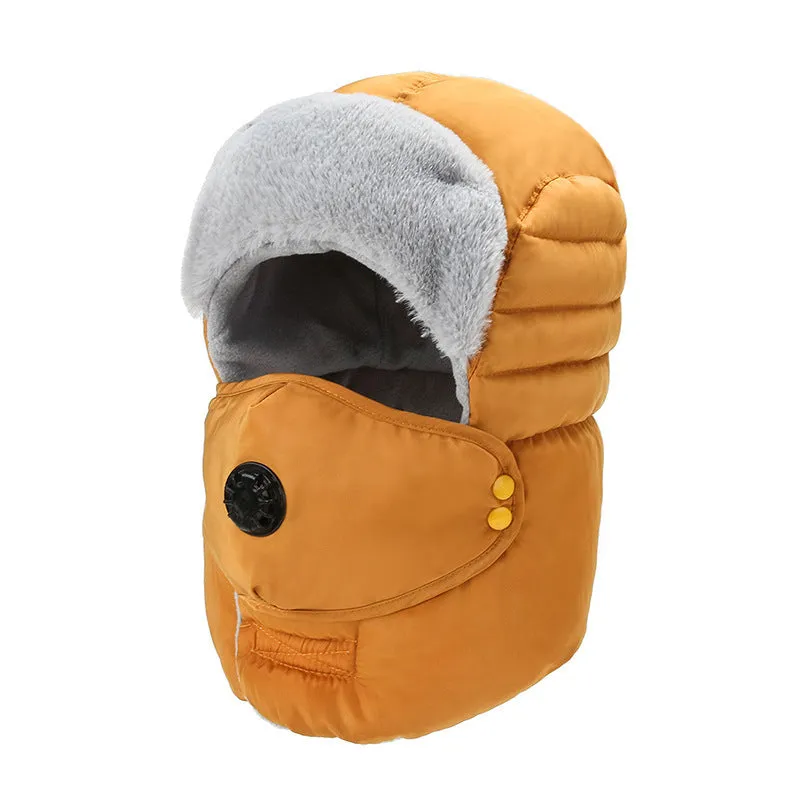 Women's Hat Cold-proof Hat Cycling Ear Protection Thickened Cold-proof Warm Cotton Cap