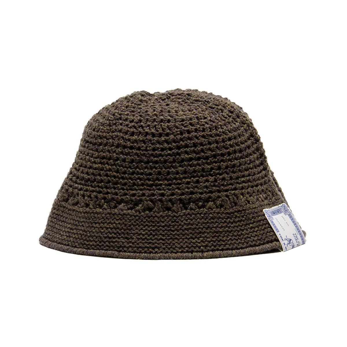 WOOL KNIT HAT - Brown